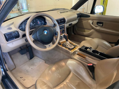 2001 BMW Z3 Coupe in Black Sapphire Metallic over Extended Beige