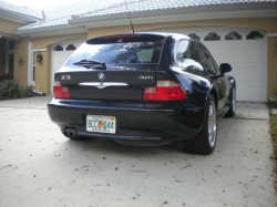 2001 BMW Z3 Coupe in Cosmos Black Metallic over Black