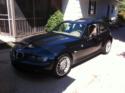 2001 BMW Z3 Coupe in Jet Black 2 over Extended Beige