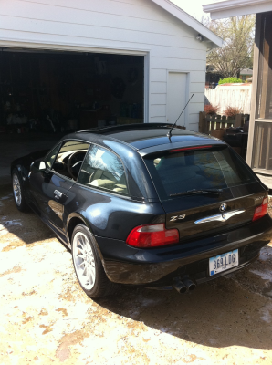 2001 BMW Z3 Coupe in Jet Black 2 over Extended Beige