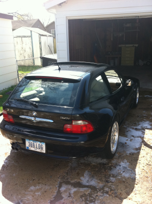 2001 BMW Z3 Coupe in Jet Black 2 over Extended Beige