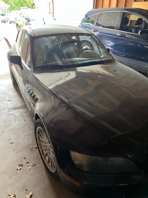 2001 BMW Z3 Coupe in Jet Black 2 over Extended Beige