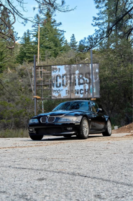 2001 BMW Z3 Coupe in Jet Black 2 over Walnut