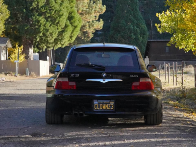 2001 BMW Z3 Coupe in Jet Black 2 over Walnut