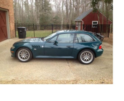 2001 BMW Z3 Coupe in Oxford Green Metallic over Black