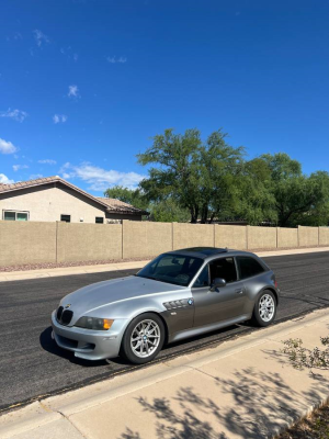 2001 BMW Z3 Coupe in Sterling Gray Metallic over Black