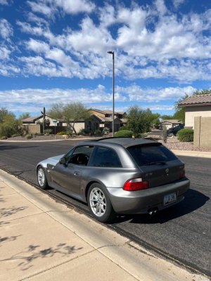 2001 BMW Z3 Coupe in Sterling Gray Metallic over Black