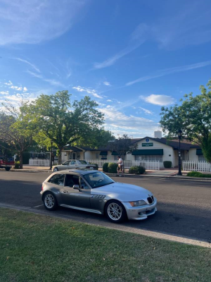 2001 BMW Z3 Coupe in Sterling Gray Metallic over Black