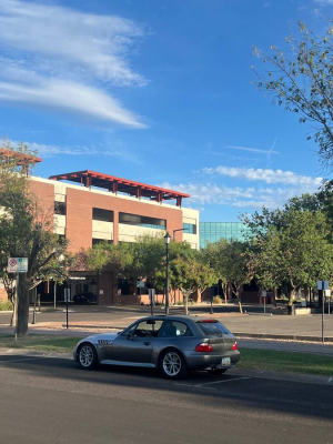 2001 BMW Z3 Coupe in Sterling Gray Metallic over Black