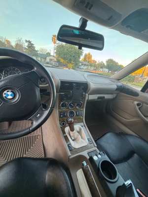 2001 BMW Z3 Coupe in Siena Red 2 Metallic over E36 Sand Beige