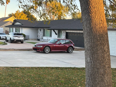 2001 BMW Z3 Coupe in Siena Red 2 Metallic over E36 Sand Beige