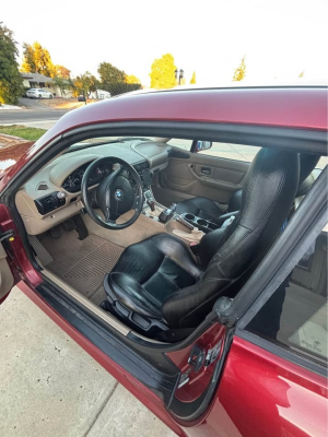 2001 BMW Z3 Coupe in Siena Red 2 Metallic over E36 Sand Beige