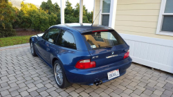 2001 BMW Z3 Coupe in Topaz Blue Metallic over Topaz Blue