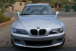 2001 BMW Z3 Coupe in Titanium Silver Metallic over Black