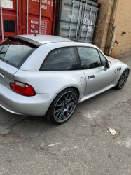 2001 BMW Z3 Coupe in Titanium Silver Metallic over Black