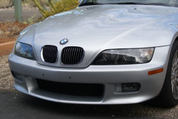 2001 BMW Z3 Coupe in Titanium Silver Metallic over Black