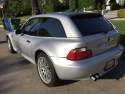 2001 BMW Z3 Coupe in Titanium Silver Metallic over Black