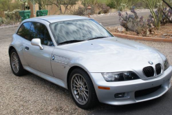 2001 BMW Z3 Coupe in Titanium Silver Metallic over Black