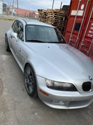 2001 BMW Z3 Coupe in Titanium Silver Metallic over Black