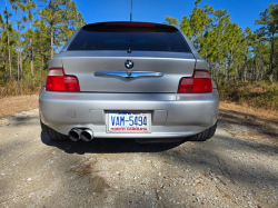 2001 BMW Z3 Coupe in Titanium Silver Metallic over Black