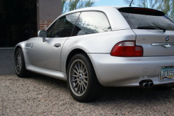2001 BMW Z3 Coupe in Titanium Silver Metallic over Black