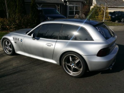 2001 BMW Z3 Coupe in Titanium Silver Metallic over Black