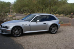 2001 BMW Z3 Coupe in Titanium Silver Metallic over Black