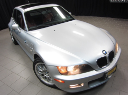 2001 BMW Z3 Coupe in Titanium Silver Metallic over Dream Red