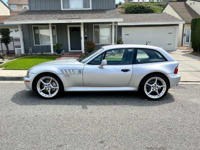 2001 BMW Z3 Coupe in Titanium Silver Metallic over Black