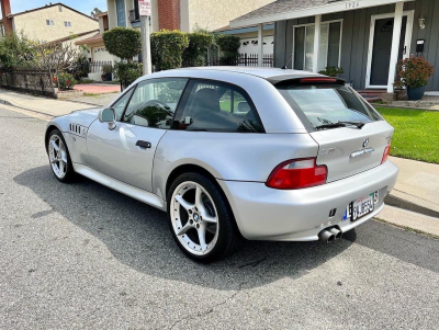 2001 BMW Z3 Coupe in Titanium Silver Metallic over Black