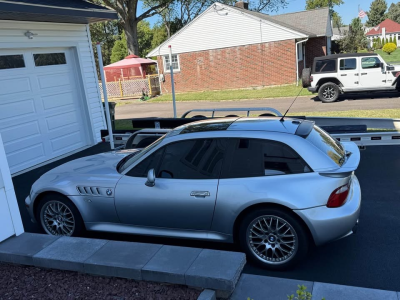2001 BMW Z3 Coupe in Titanium Silver Metallic over Black