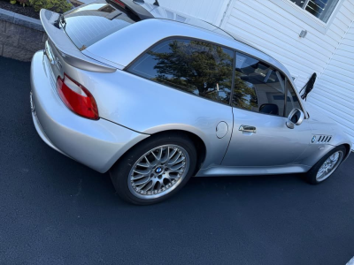 2001 BMW Z3 Coupe in Titanium Silver Metallic over Black