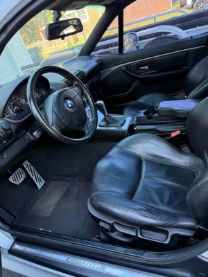 2001 BMW Z3 Coupe in Titanium Silver Metallic over Black