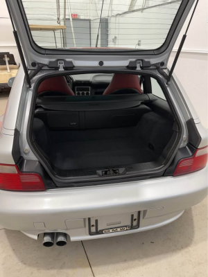 2001 BMW Z3 Coupe in Titanium Silver Metallic over Dream Red