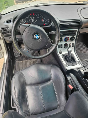 2001 BMW Z3 Coupe in Titanium Silver Metallic over Black