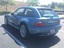 2002 BMW Z3 Coupe in Atlanta Blue Metallic over E36 Sand Beige