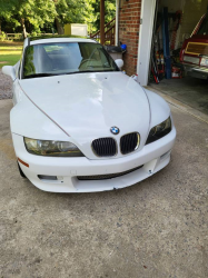 2002 BMW Z3 Coupe in Alpine White 3 over Extended Beige