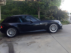 2002 BMW Z3 Coupe in Black Sapphire Metallic over Black