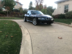 2002 BMW Z3 Coupe in Black Sapphire Metallic over Dream Red