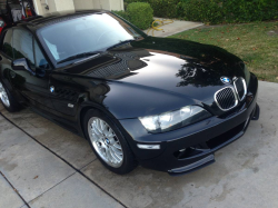 2002 BMW Z3 Coupe in Black Sapphire Metallic over Black