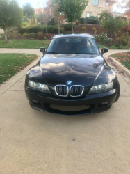 2002 BMW Z3 Coupe in Black Sapphire Metallic over Dream Red