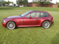 2002 BMW Z3 Coupe in Siena Red 2 Metallic over Walnut