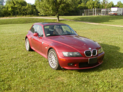 2002 BMW Z3 Coupe in Siena Red 2 Metallic over Walnut