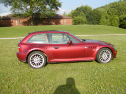 2002 BMW Z3 Coupe in Siena Red 2 Metallic over Walnut