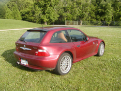 2002 BMW Z3 Coupe in Siena Red 2 Metallic over Walnut