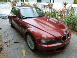 2002 BMW Z3 Coupe in Siena Red 2 Metallic over Walnut