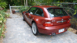 2002 BMW Z3 Coupe in Siena Red 2 Metallic over Walnut