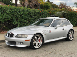 2002 BMW Z3 Coupe in Titanium Silver Metallic over Extended Walnut