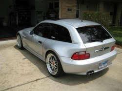 2002 BMW Z3 Coupe in Titanium Silver Metallic over Black