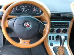 2002 BMW Z3 Coupe in Titanium Silver Metallic over Extended Walnut